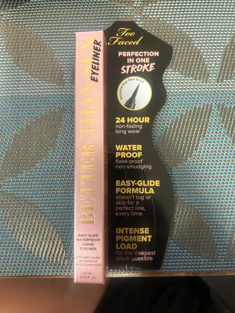 Too Faced Better Than Sex by Too Faced 0.02 Oz Waterproof Eyeliner